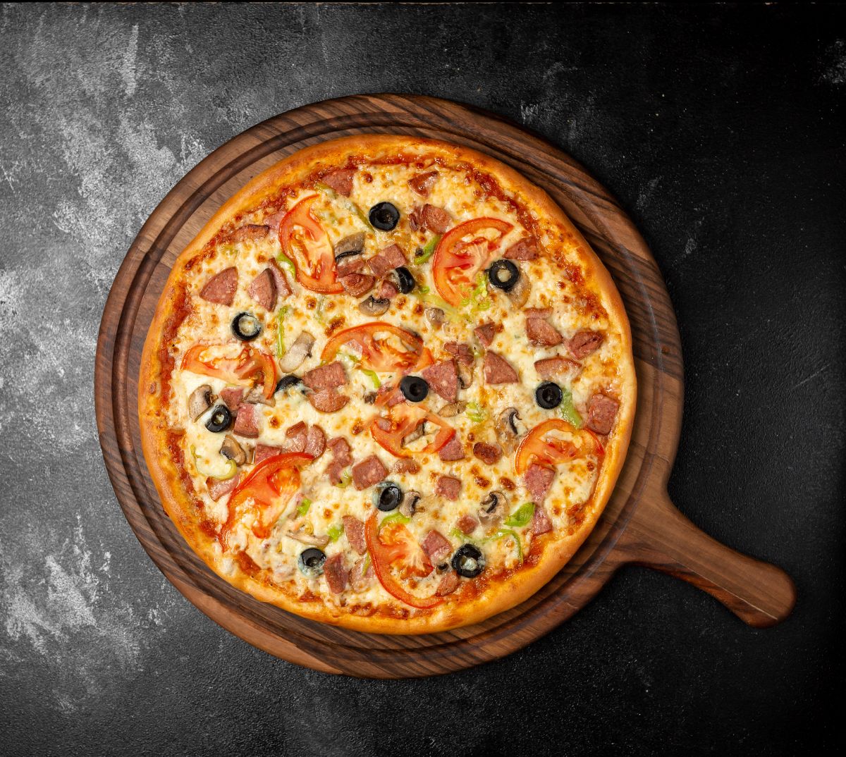 Pizza im Home-Office